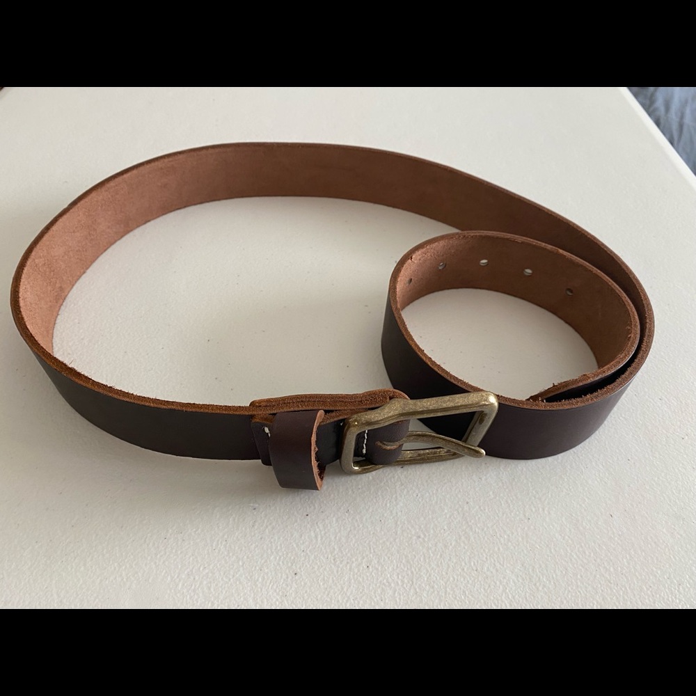 Amber Pioneer Leather Belt - Size 36 - by Red Wing